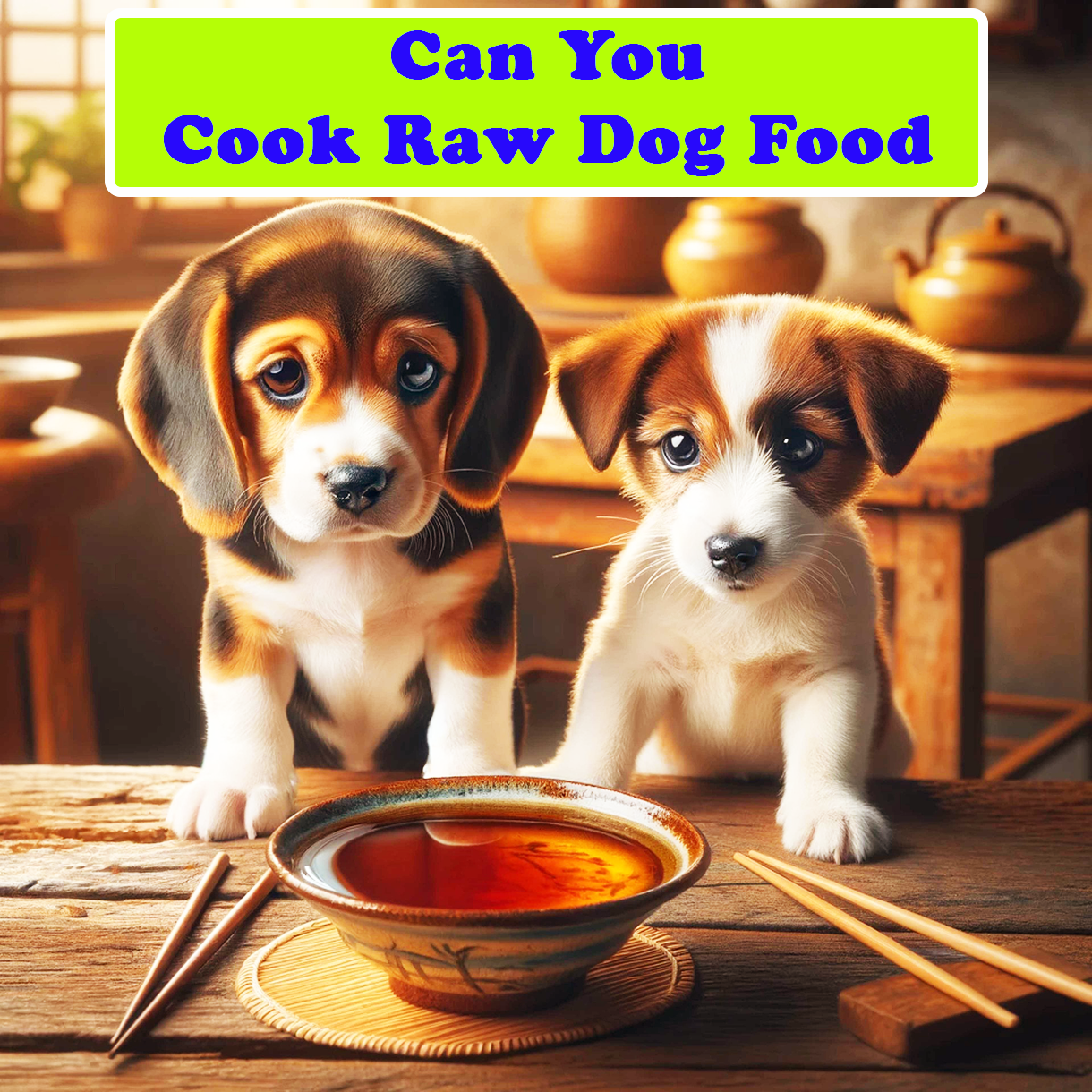 Can You Cook Raw Dog Food